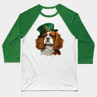 King Spaniel St. Patrick's Day Baseball T-Shirt